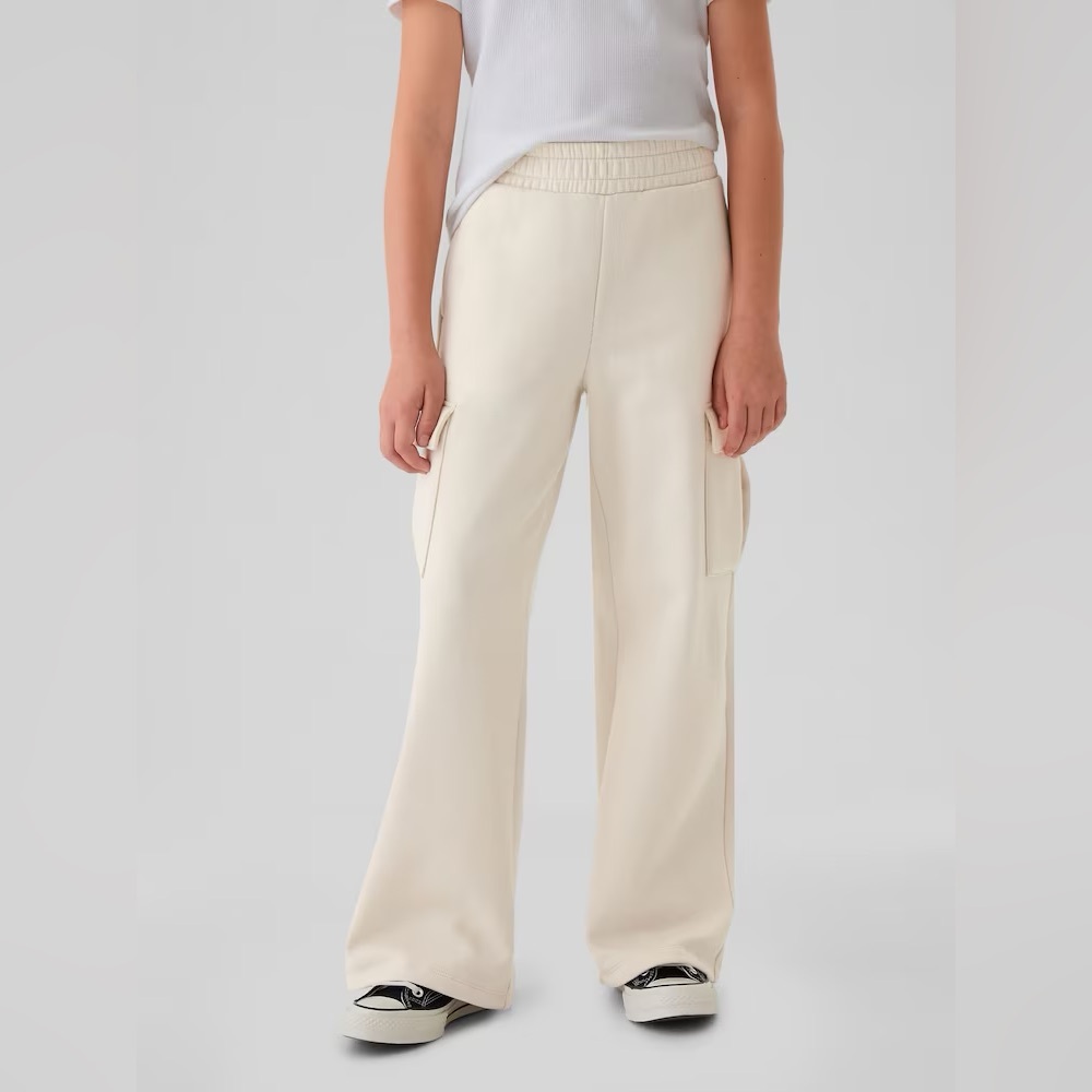 🌻GAP Cream Wide Leg Sweatpants